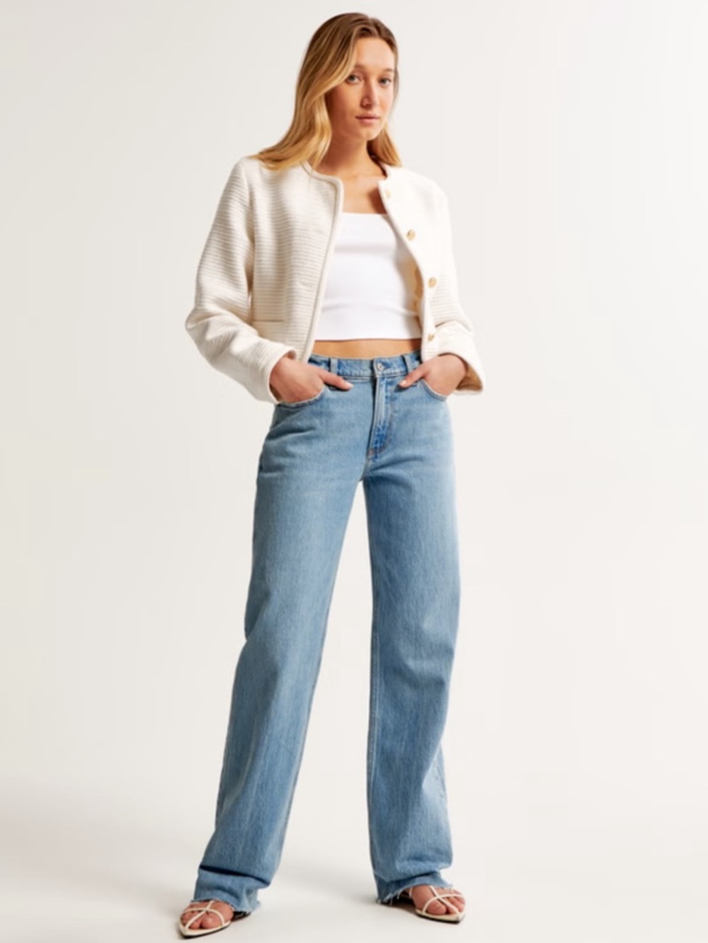 Abercrombie Baggy Low Rise Jeans